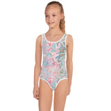 Pink Marble Kids Swimsuit