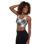 Plaid Sports Bra