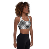 Plaid Sports Bra