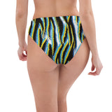 Techno Tiger High-Waisted Bikini Bottom