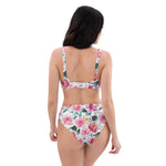 Floral High-Waisted Bikini Set