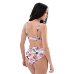 Floral High-Waisted Bikini Set