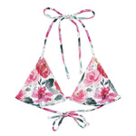 Floral String Bikini Top