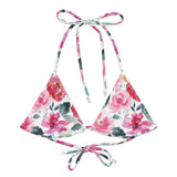 Floral String Bikini Top