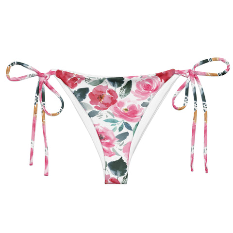 Floral String Bikini Bottom