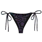 Purple Reptile String Bikini Bottom