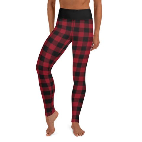 Buffalo Plaid Yoga Leggings