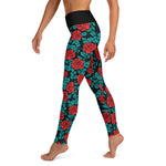 Roses Yoga Leggings