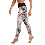 Pink Marble Yoga Leggings