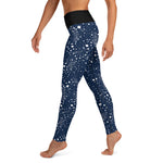 Starry Night Black Band Yoga Leggings