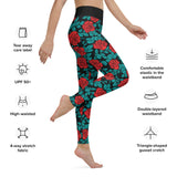 Roses Yoga Leggings