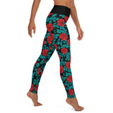 Roses Yoga Leggings