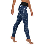 Starry Night Black Band Yoga Leggings