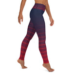Pink Stripes Yoga Leggings