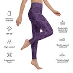 Victorian Purple Yoga Leggings