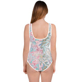 Pink Marble Youth Swimsuit