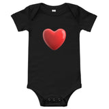 Heart Baby Short Sleeve Onesie