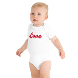 Love Short Sleeve Onesie