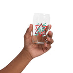 Yuletide Can Glass