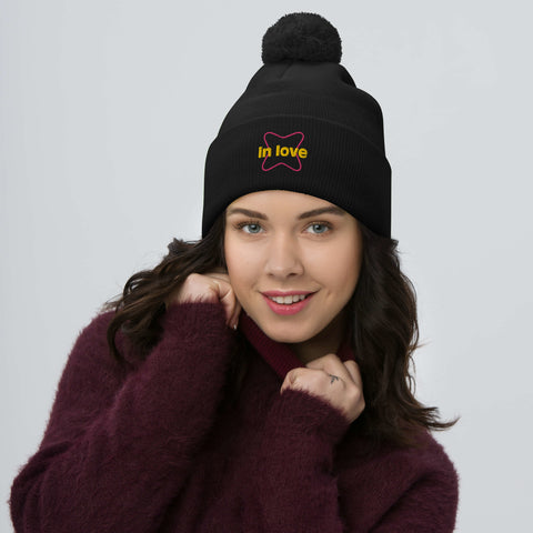 In Love Pom-Pom Beanie