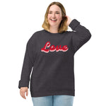 Love Unisex Organic Raglan Sweatshirt