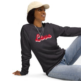 Love Unisex Organic Raglan Sweatshirt