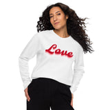 Love Unisex Organic Raglan Sweatshirt