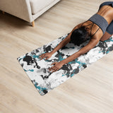Teal Splash Yoga Mat
